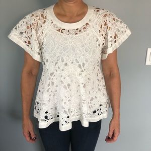Anthropologie Lace Top